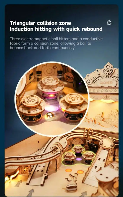 Robotime Rokr DIY 3D Wooden Puzzle | 3D Pinball - DIY Magic World