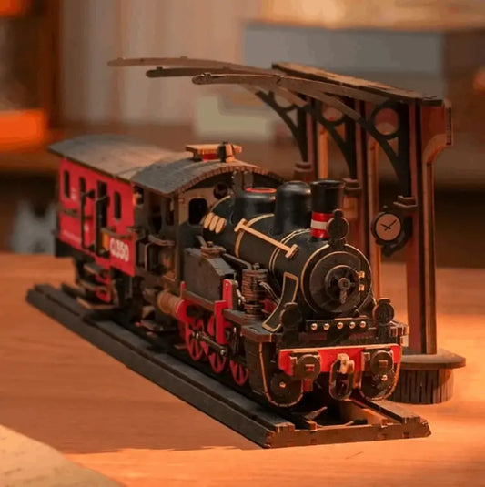 Robotime Rolife DIY 3D Wooden Puzzle | Steam Journey - DIY Magic World