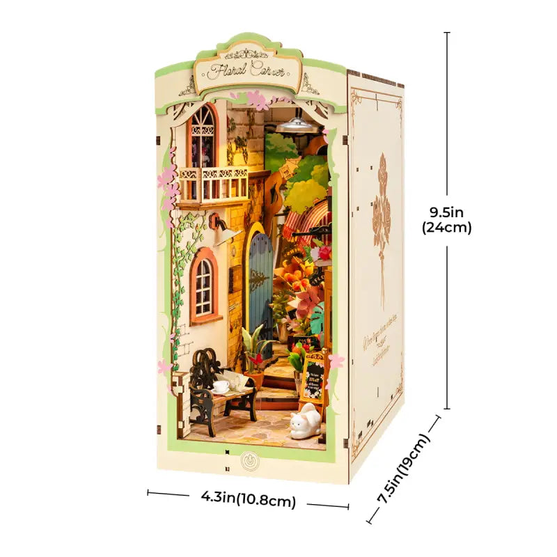 Robotime Rolife DIY Book Nook Kit | Floral Corner