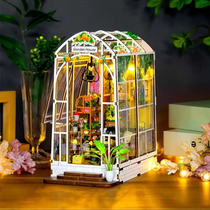 Robotime Rolife DIY Book Nook Kit | Garden House