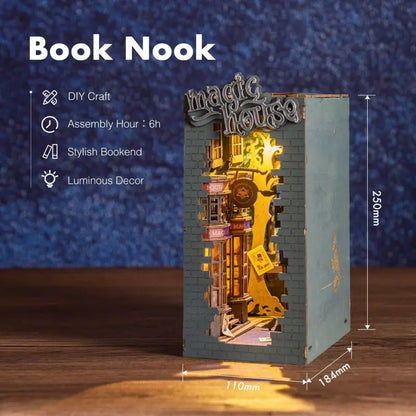 Robotime Rolife DIY Book Nook Kit | Magic House