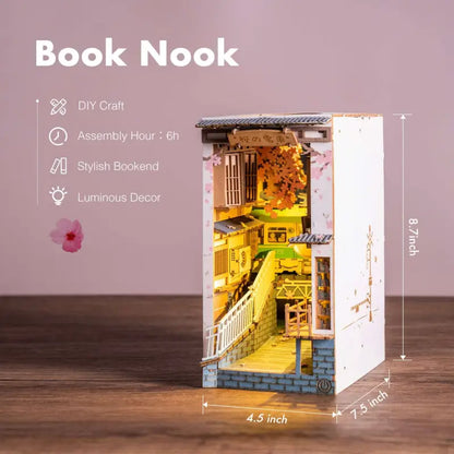 Robotime Rolife DIY Book Nook Kit | Sakura Densya