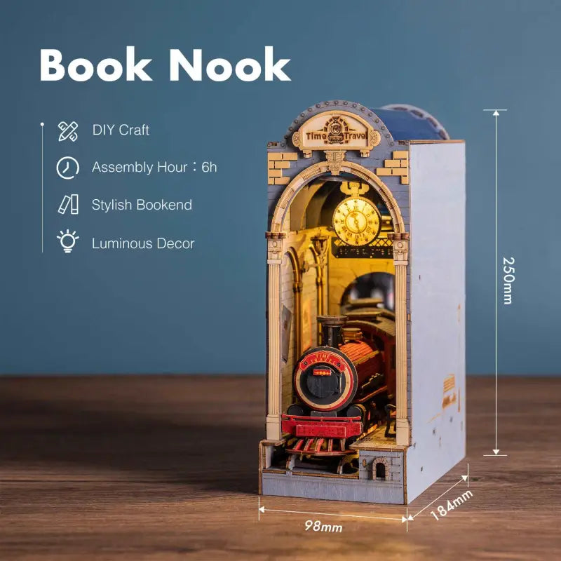 Robotime Rolife DIY Book Nook Kit | Time Travel