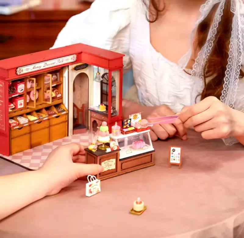 Robotime Rolife DIY Miniature Dollhouse Kit | Honey Dessert Talk