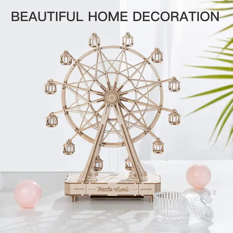 Robotime Rolife DIY Music Box 3D Wooden Puzzle | Ferris Wheel - DIY Magic World