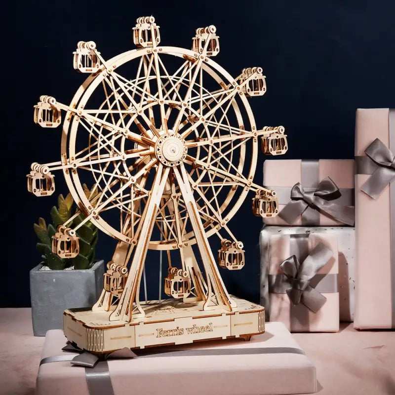 Robotime Rolife DIY Music Box 3D Wooden Puzzle | Ferris Wheel - DIY Magic World