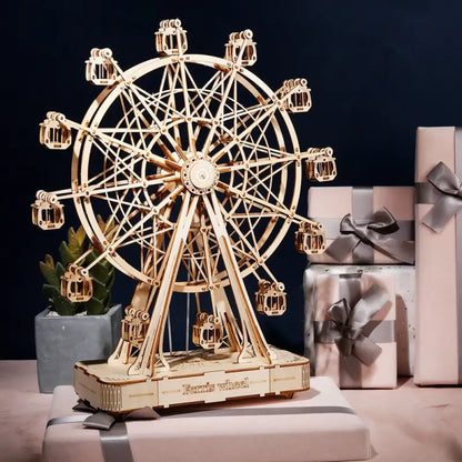 Robotime Rolife DIY Music Box 3D Wooden Puzzle | Ferris Wheel - DIY Magic World