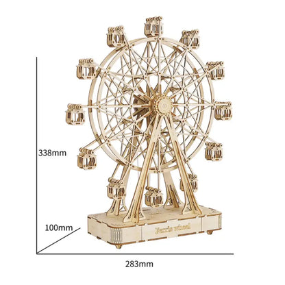 Robotime Rolife DIY Music Box 3D Wooden Puzzle | Ferris Wheel - DIY Magic World